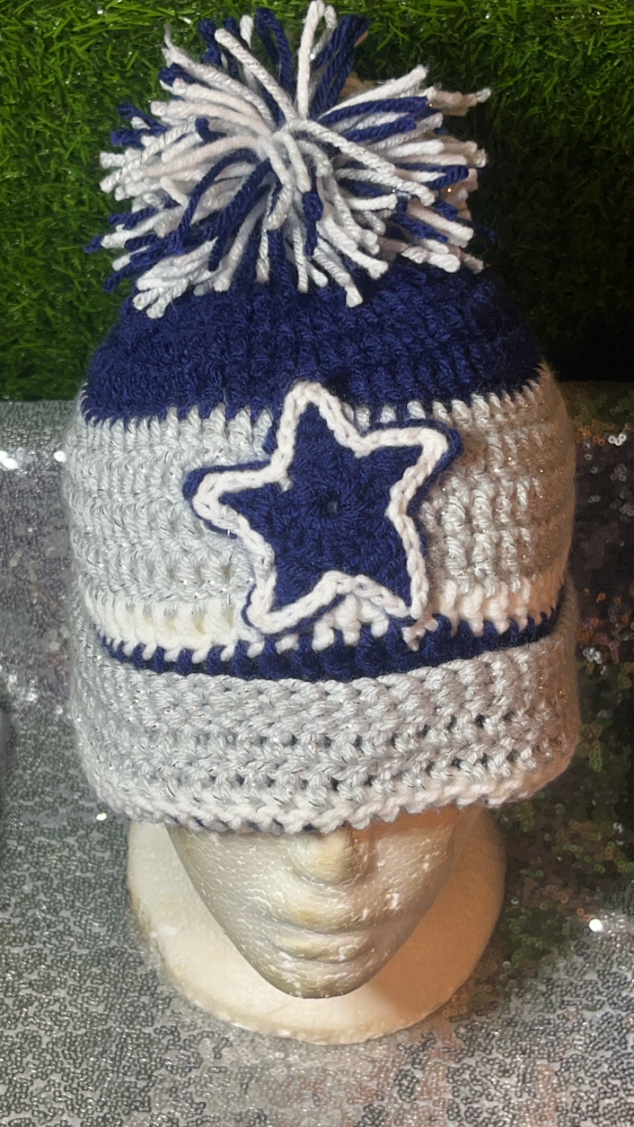 Crochet dallas cowboy hat online